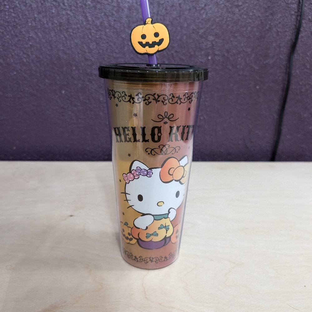 Hello Kitty Halloween water tumbler